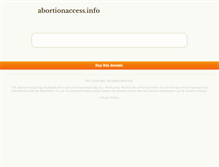 Tablet Screenshot of abortionaccess.info